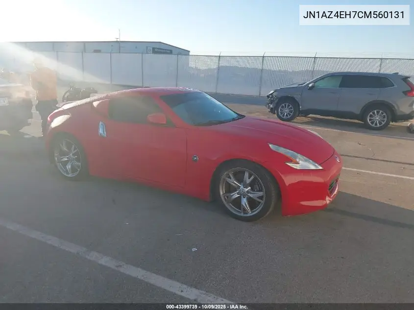 2012 Nissan 370Z Touring VIN: JN1AZ4EH7CM560131 Lot: 43399739