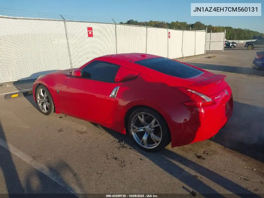 2012 Nissan 370Z Touring VIN: JN1AZ4EH7CM560131 Lot: 43399739