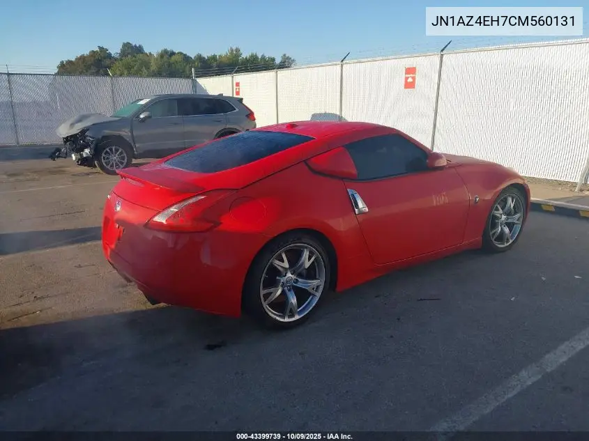 2012 Nissan 370Z Touring VIN: JN1AZ4EH7CM560131 Lot: 43399739