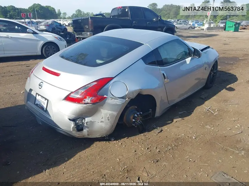 2012 Nissan 370Z VIN: JN1AZ4EH1CM563784 Lot: 45340008