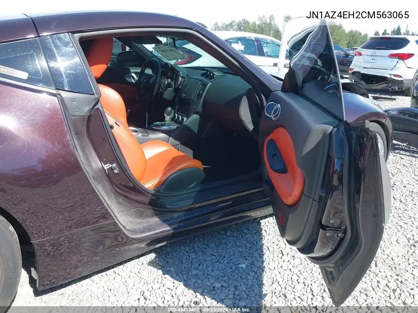 2012 Nissan 370Z VIN: JN1AZ4EH2CM563065 Lot: 45410407