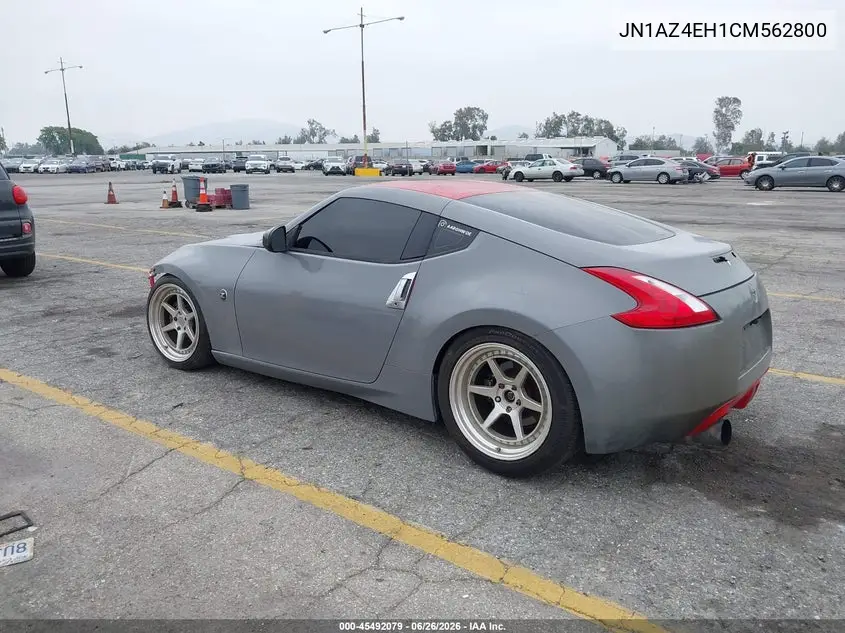 2012 Nissan 370Z VIN: JN1AZ4EH1CM562800 Lot: 45492079