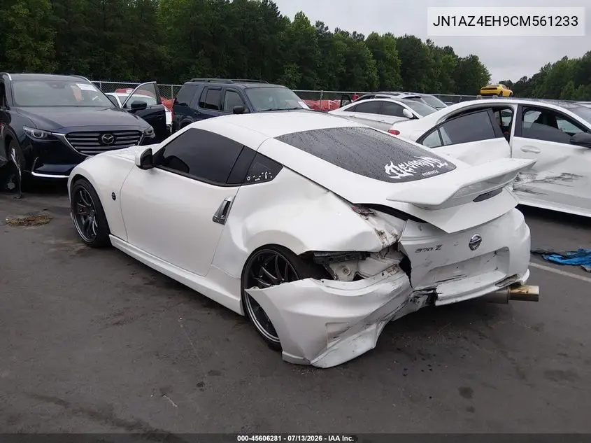 2012 Nissan 370Z Nismo VIN: JN1AZ4EH9CM561233 Lot: 45606281