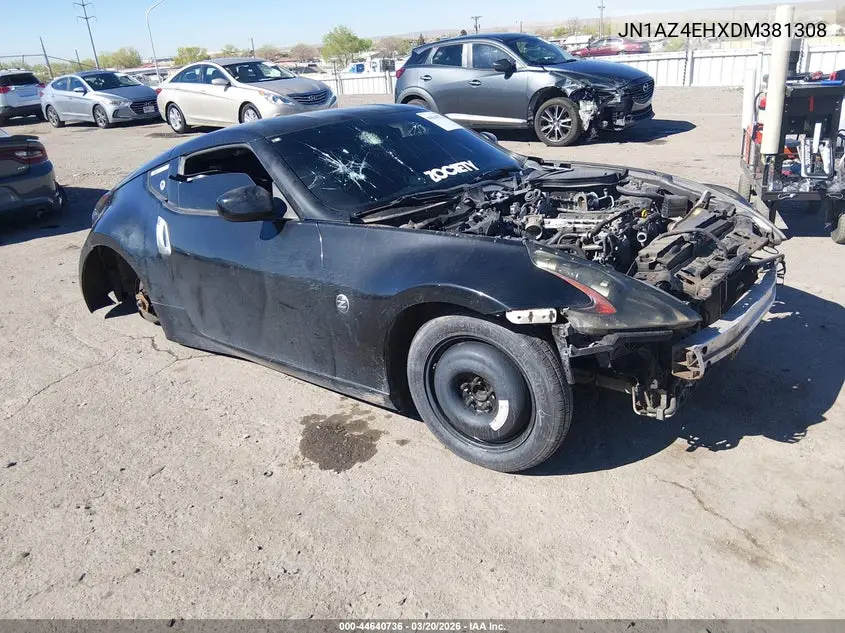 2013 Nissan 370Z VIN: JN1AZ4EHXDM381308 Lot: 44640736