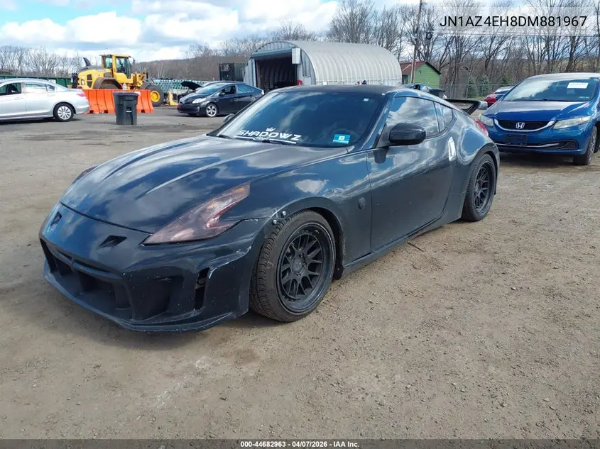 2013 Nissan 370Z VIN: JN1AZ4EH8DM881967 Lot: 44682963
