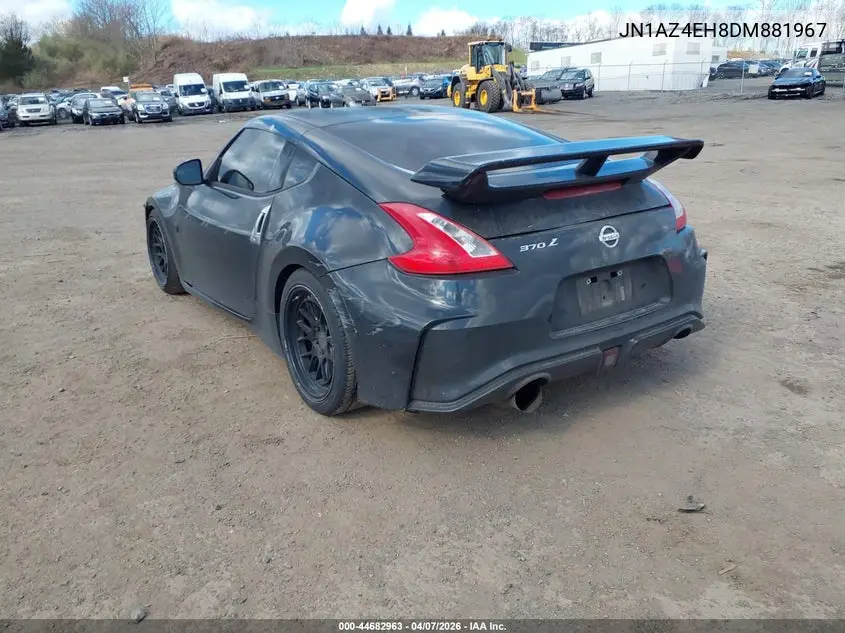 2013 Nissan 370Z VIN: JN1AZ4EH8DM881967 Lot: 44682963