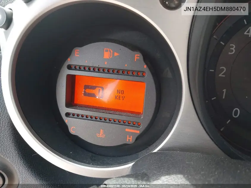 2013 Nissan 370Z VIN: JN1AZ4EH5DM880470 Lot: 45001146