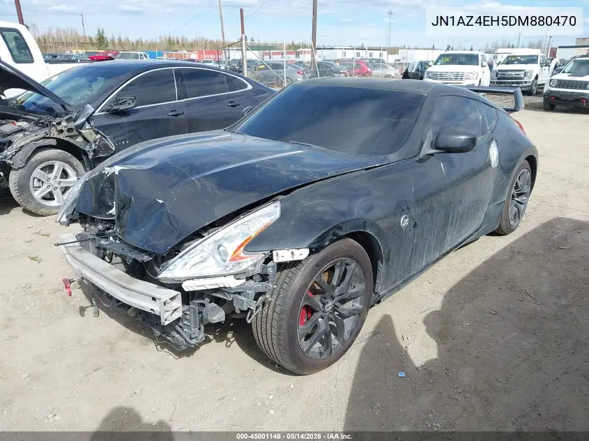 2013 Nissan 370Z VIN: JN1AZ4EH5DM880470 Lot: 45001146