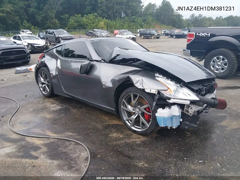 2013 Nissan 370Z Touring VIN: JN1AZ4EH1DM381231 Lot: 45418450