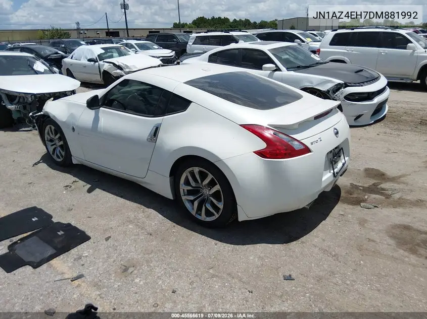 2013 Nissan 370Z Touring VIN: JN1AZ4EH7DM881992 Lot: 45566619