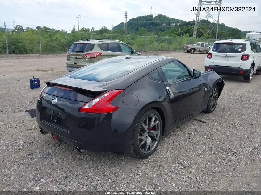 2013 Nissan 370Z Touring VIN: JN1AZ4EHXDM382524 Lot: 45588649