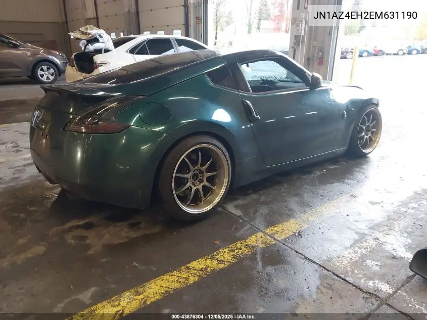 JN1AZ4EH2EM631190 2014 Nissan 370Z