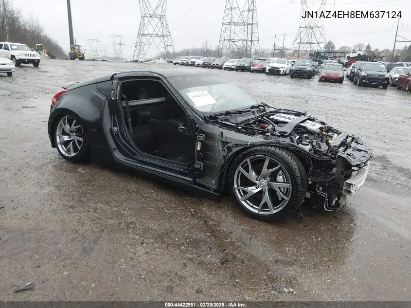 2014 Nissan 370Z VIN: JN1AZ4EH8EM637124 Lot: 44422951