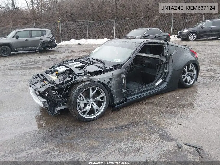 2014 Nissan 370Z VIN: JN1AZ4EH8EM637124 Lot: 44422951