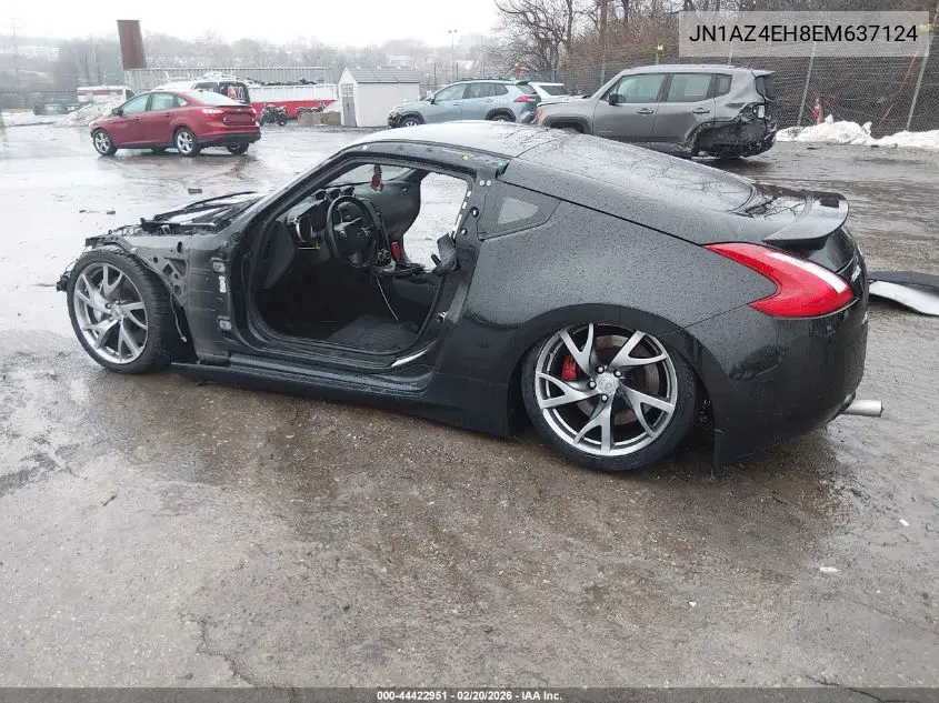 2014 Nissan 370Z VIN: JN1AZ4EH8EM637124 Lot: 44422951