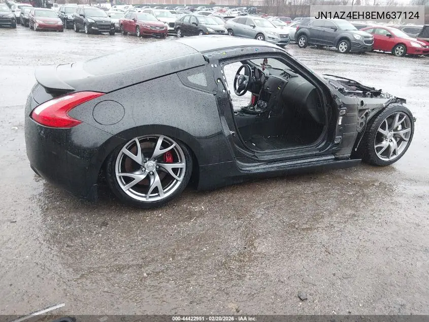 2014 Nissan 370Z VIN: JN1AZ4EH8EM637124 Lot: 44422951