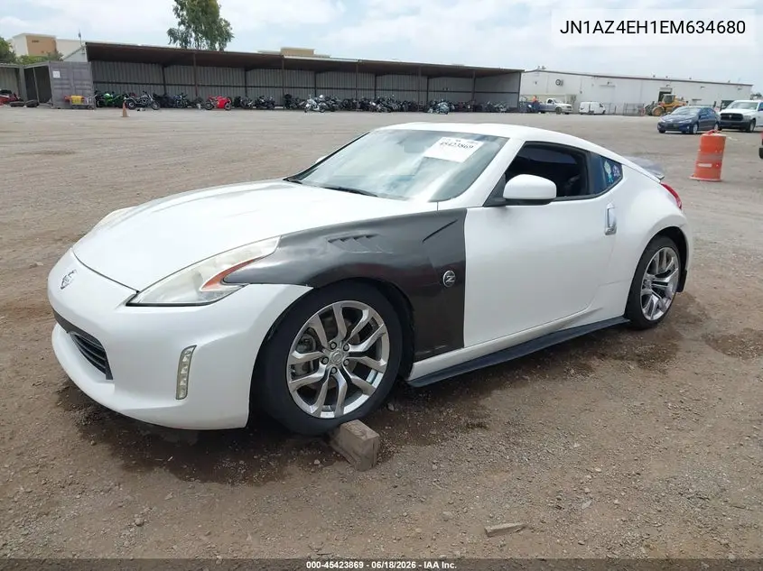2014 Nissan 370Z VIN: JN1AZ4EH1EM634680 Lot: 45423869