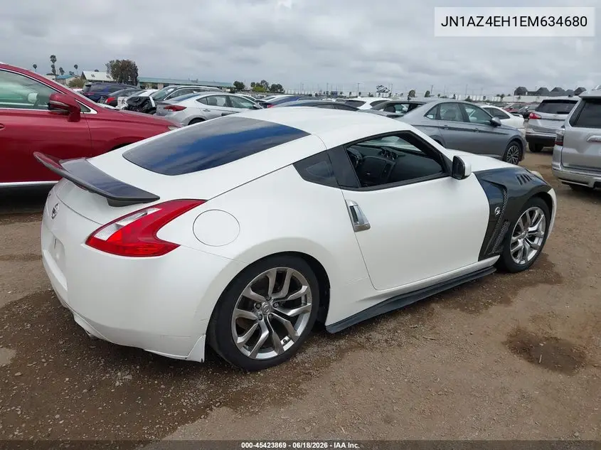 2014 Nissan 370Z VIN: JN1AZ4EH1EM634680 Lot: 45423869