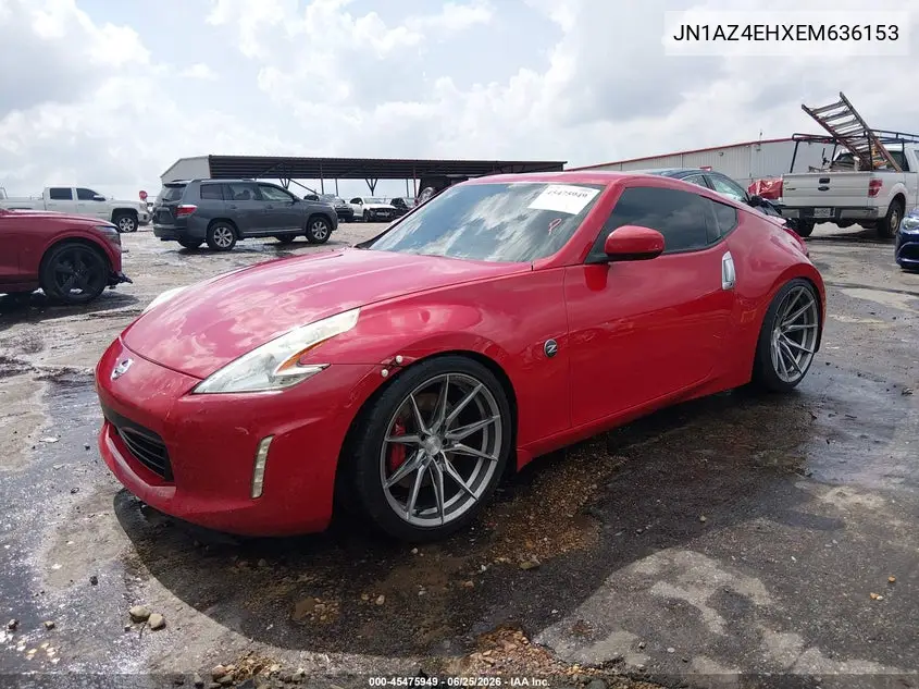 2014 Nissan 370Z VIN: JN1AZ4EHXEM636153 Lot: 45475949