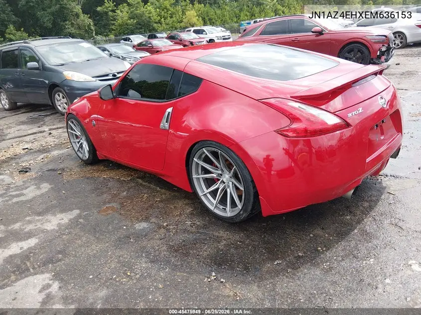 2014 Nissan 370Z VIN: JN1AZ4EHXEM636153 Lot: 45475949