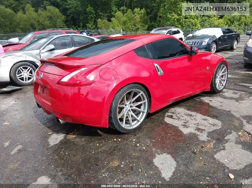 2014 Nissan 370Z VIN: JN1AZ4EHXEM636153 Lot: 45475949