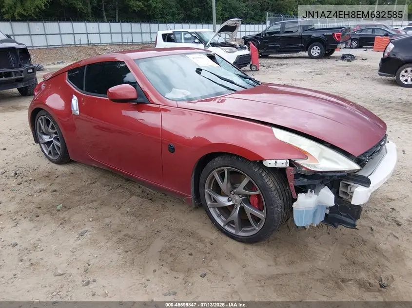 2014 Nissan 370Z VIN: JN1AZ4EH8EM632585 Lot: 45599847