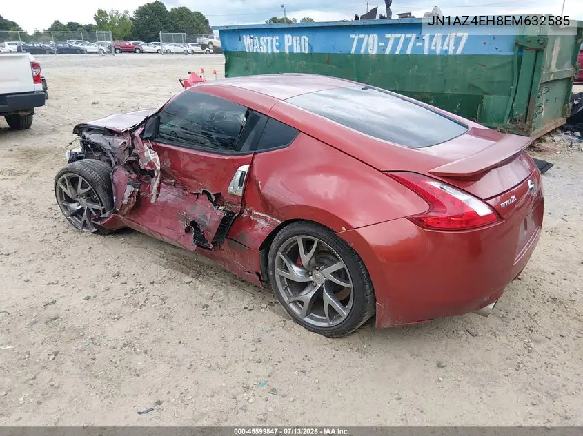 2014 Nissan 370Z VIN: JN1AZ4EH8EM632585 Lot: 45599847
