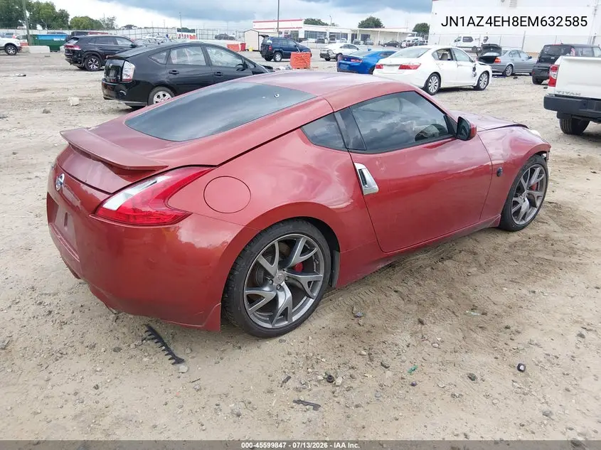 2014 Nissan 370Z VIN: JN1AZ4EH8EM632585 Lot: 45599847