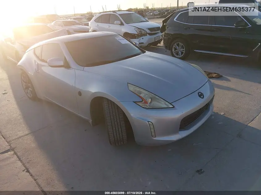 2014 Nissan 370Z VIN: JN1AZ4EH5EM635377 Lot: 45603099