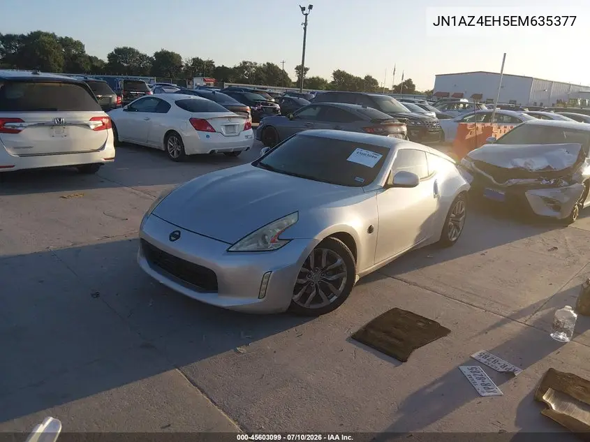 2014 Nissan 370Z VIN: JN1AZ4EH5EM635377 Lot: 45603099