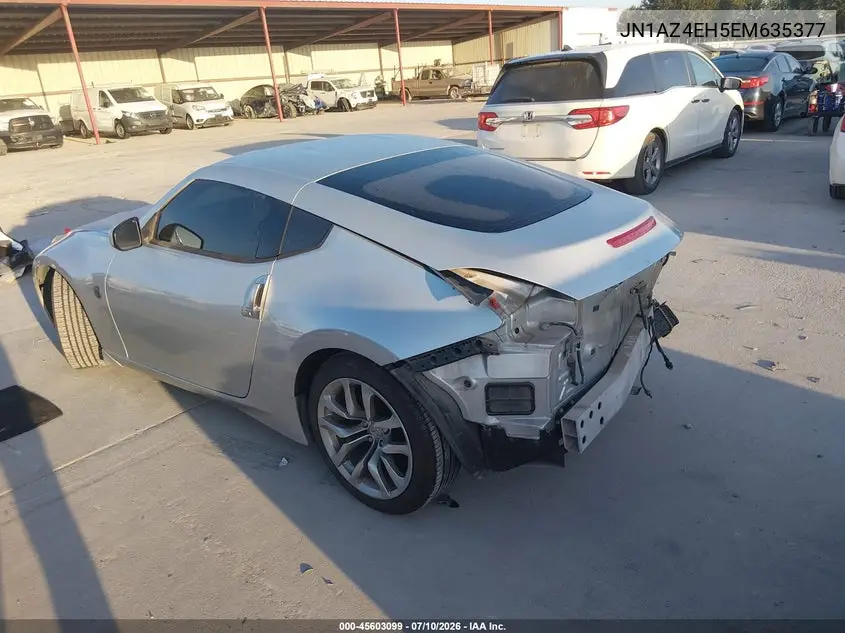 2014 Nissan 370Z VIN: JN1AZ4EH5EM635377 Lot: 45603099