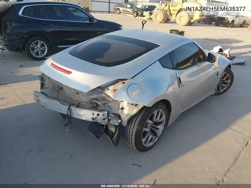 2014 Nissan 370Z VIN: JN1AZ4EH5EM635377 Lot: 45603099