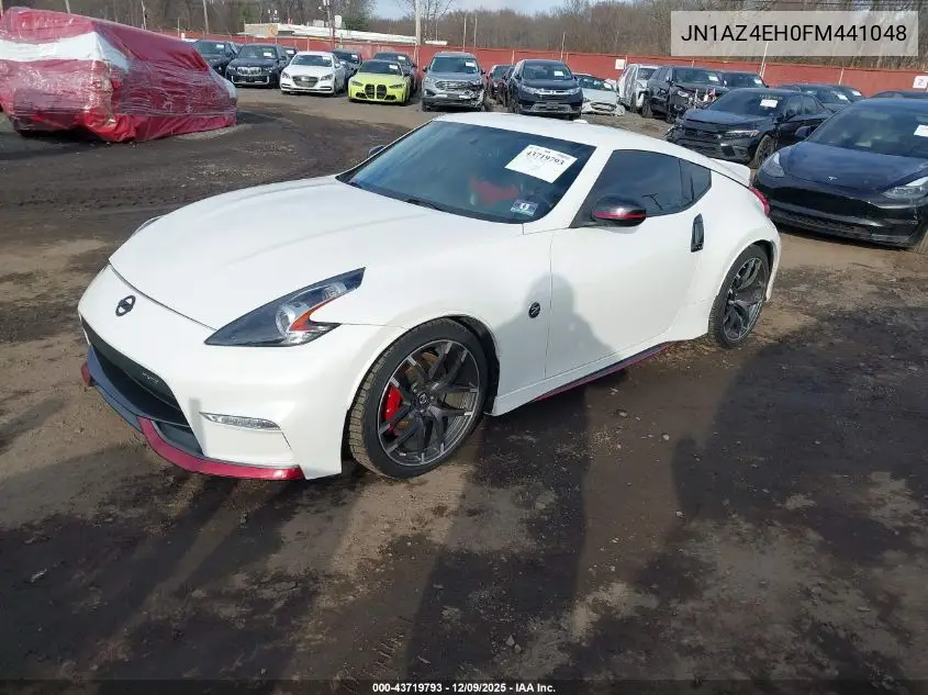 2015 Nissan 370Z Nismo Tech VIN: JN1AZ4EH0FM441048 Lot: 43719793