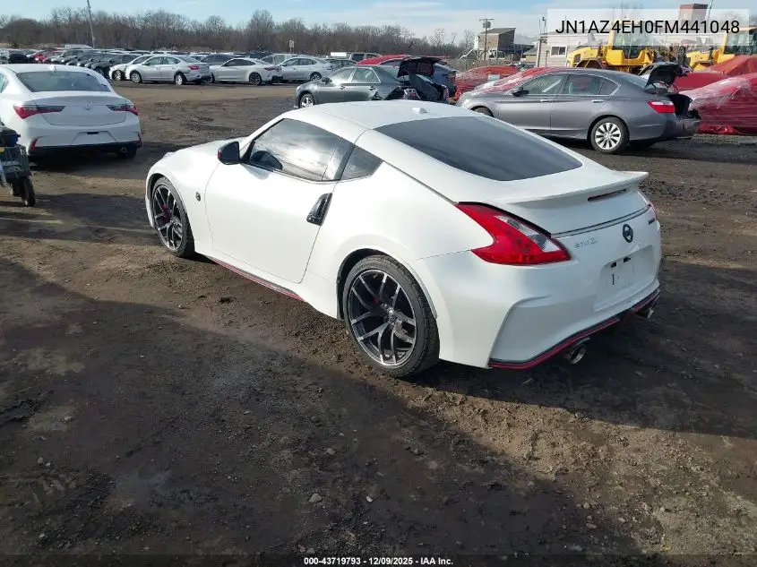 2015 Nissan 370Z Nismo Tech VIN: JN1AZ4EH0FM441048 Lot: 43719793
