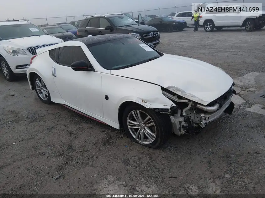 2015 Nissan 370Z Nismo Tech VIN: JN1AZ4EH8FM441699 Lot: 44558014