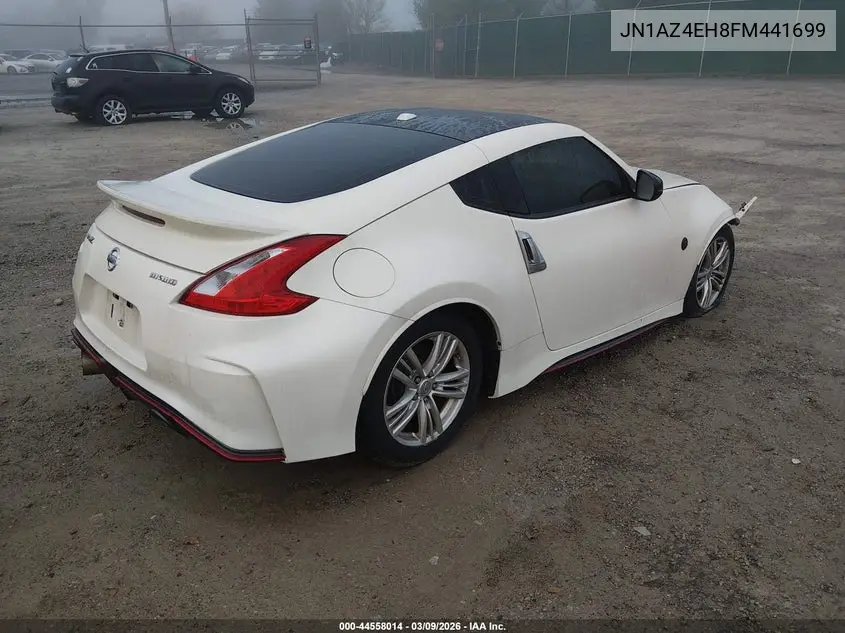 2015 Nissan 370Z Nismo Tech VIN: JN1AZ4EH8FM441699 Lot: 44558014