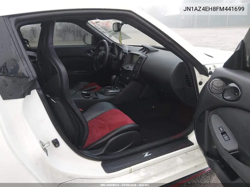 2015 Nissan 370Z Nismo Tech VIN: JN1AZ4EH8FM441699 Lot: 44558014