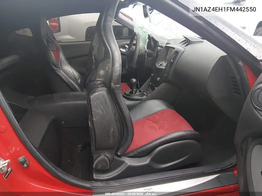 2015 Nissan 370Z Nismo Tech VIN: JN1AZ4EH1FM442550 Lot: 45192351