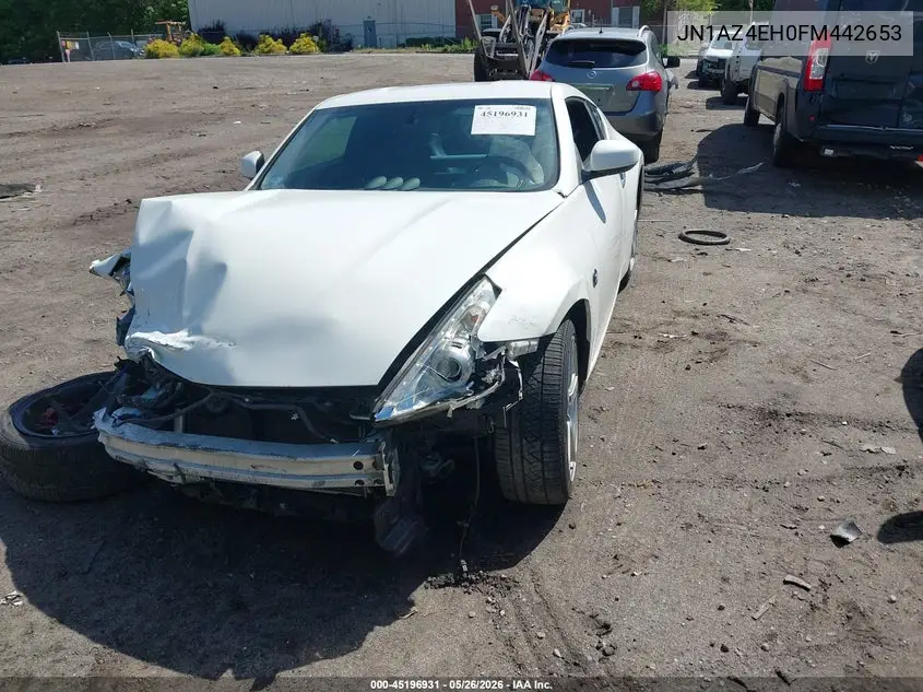 2015 Nissan 370Z Sport VIN: JN1AZ4EH0FM442653 Lot: 45196931