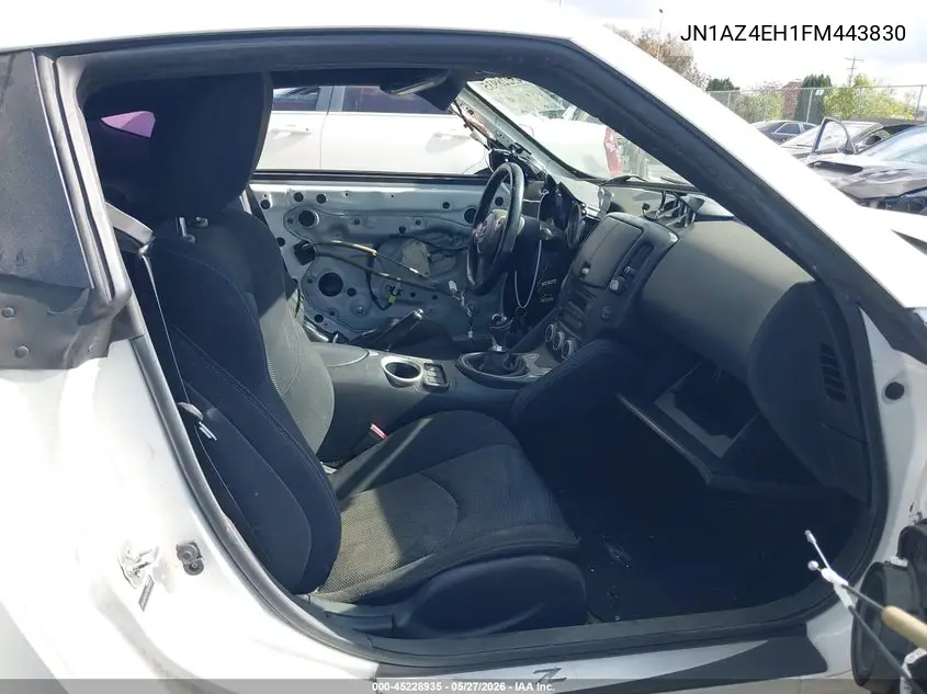2015 Nissan 370Z VIN: JN1AZ4EH1FM443830 Lot: 45228935