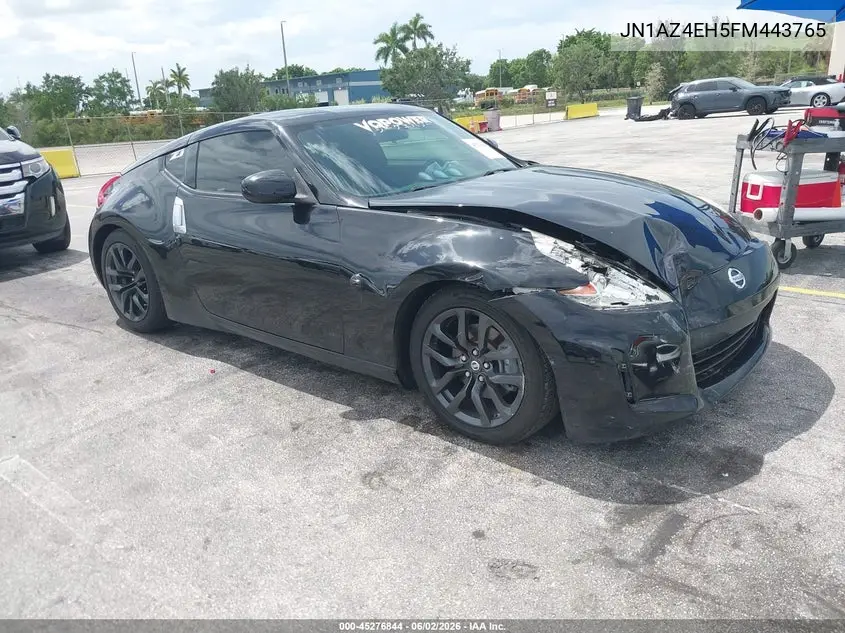 2015 Nissan 370Z Nismo/Nismo Tech/Sport/Sport Tech/Touring VIN: JN1AZ4EH5FM443765 Lot: 45276844