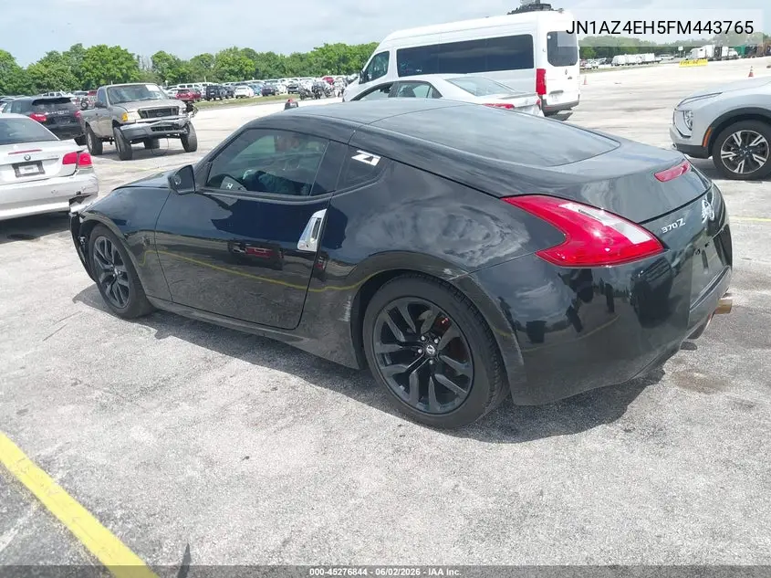 2015 Nissan 370Z Nismo/Nismo Tech/Sport/Sport Tech/Touring VIN: JN1AZ4EH5FM443765 Lot: 45276844