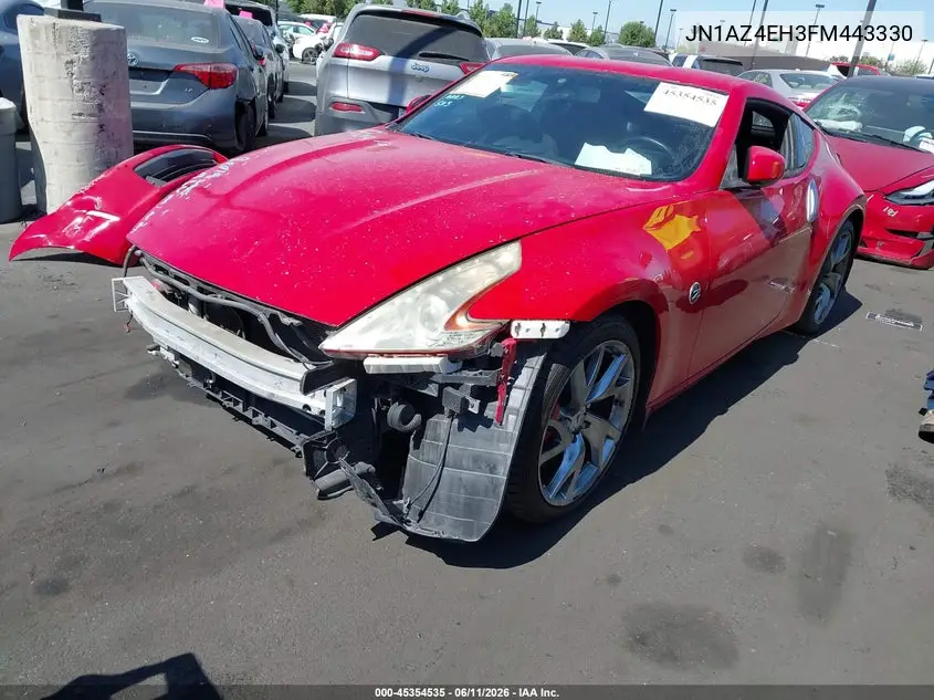 2015 Nissan 370Z Sport VIN: JN1AZ4EH3FM443330 Lot: 45354535