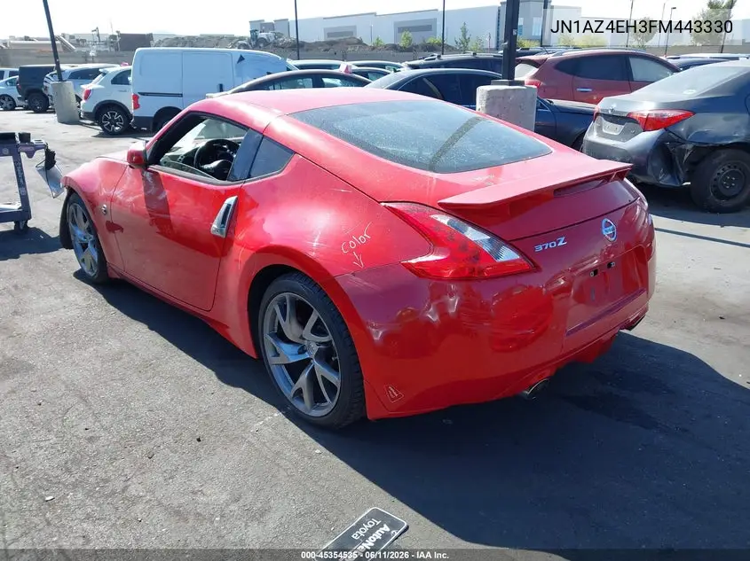 2015 Nissan 370Z Sport VIN: JN1AZ4EH3FM443330 Lot: 45354535