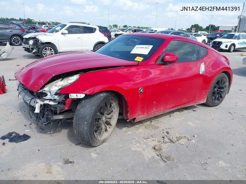 2015 Nissan 370Z VIN: JN1AZ4EH2FM441391 Lot: 45500283