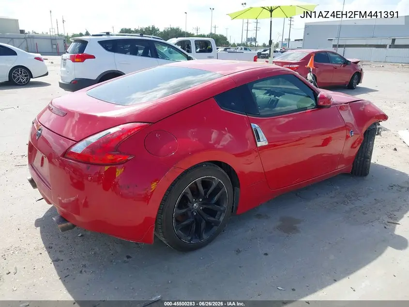 2015 Nissan 370Z VIN: JN1AZ4EH2FM441391 Lot: 45500283