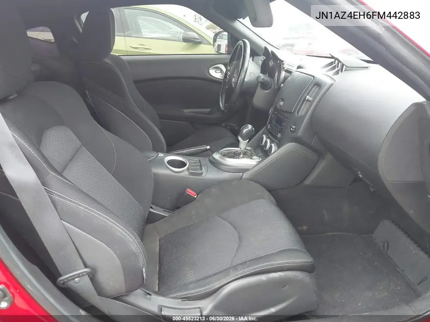 2015 Nissan 370Z VIN: JN1AZ4EH6FM442883 Lot: 45523213