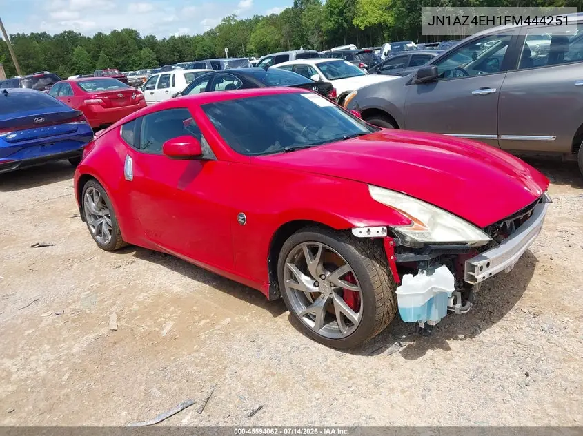 2015 Nissan 370Z Sport Tech VIN: JN1AZ4EH1FM444251 Lot: 45594062