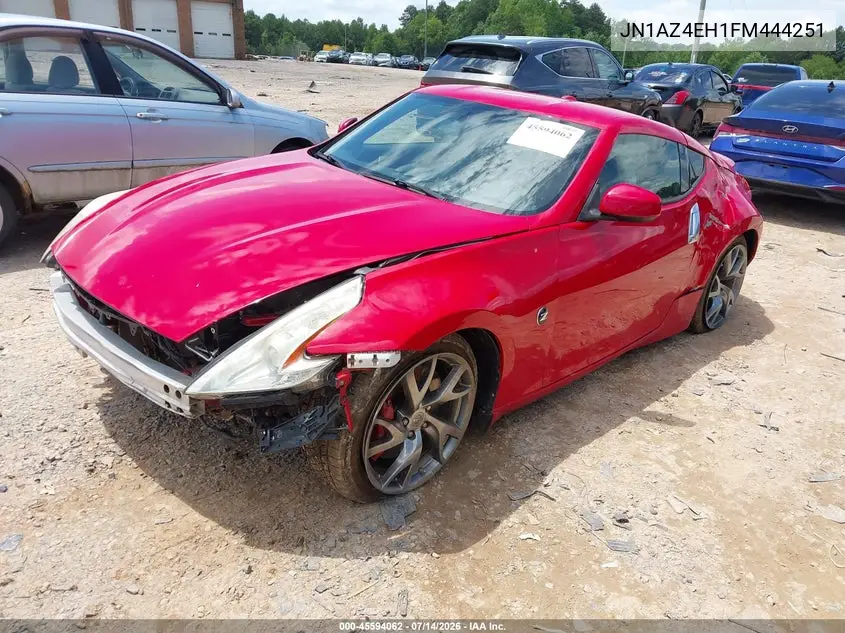 2015 Nissan 370Z Sport Tech VIN: JN1AZ4EH1FM444251 Lot: 45594062