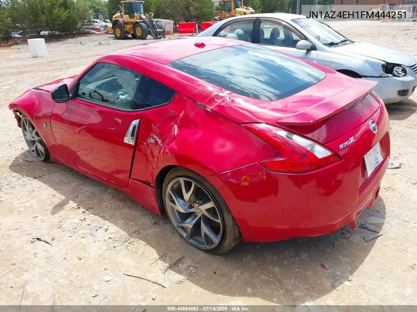 2015 Nissan 370Z Sport Tech VIN: JN1AZ4EH1FM444251 Lot: 45594062